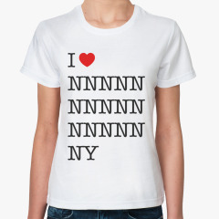 Футболка I Love Ny