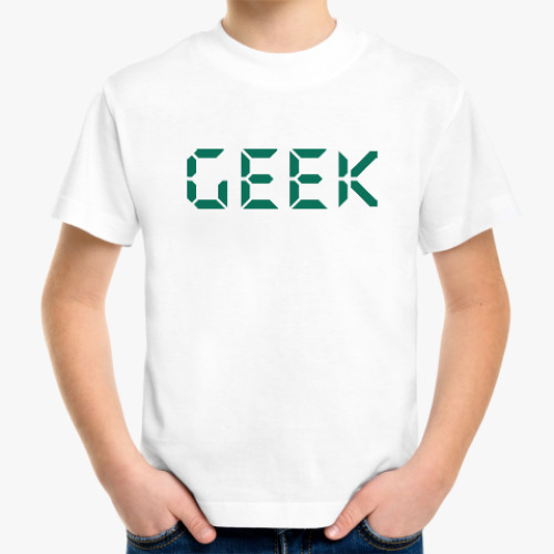 Детская футболка geek