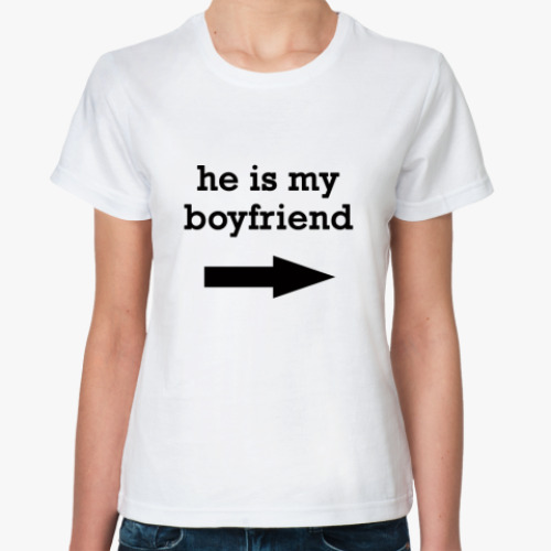 Классическая футболка boyfriend
