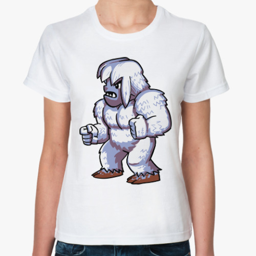 Классическая футболка Снежный человек