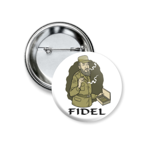Значок 37мм Fidel