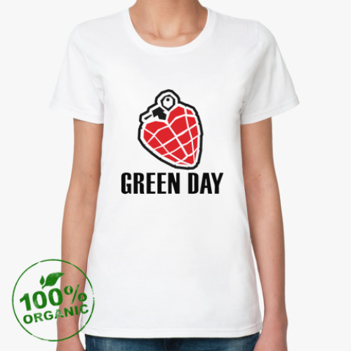 Женская футболка из органик-хлопка Green Day