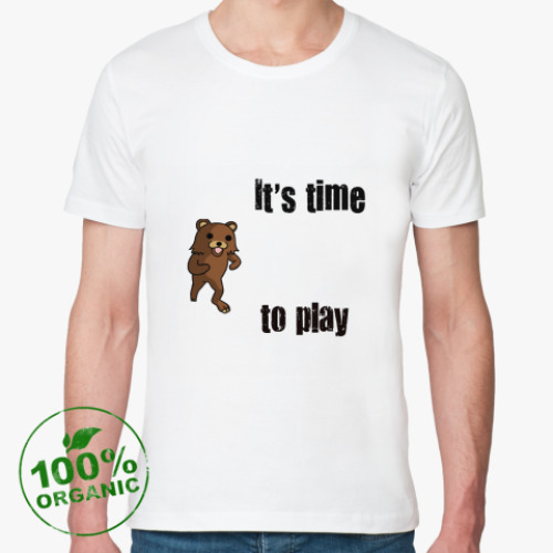 Футболка из органик-хлопка 'Yo:bear'