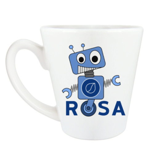 Чашка Латте ROSA Linux Robot