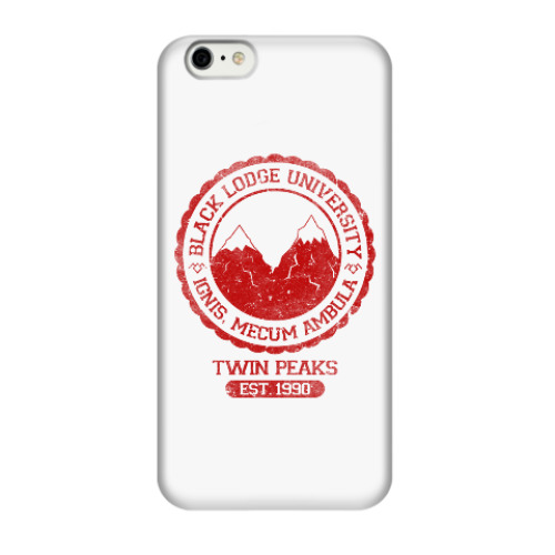 Чехол для iPhone 6/6s Twin Peaks University символ