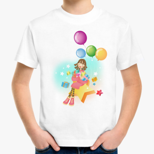 Детская футболка шарики
