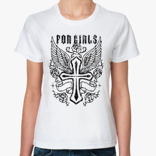 Классическая футболка For Girls