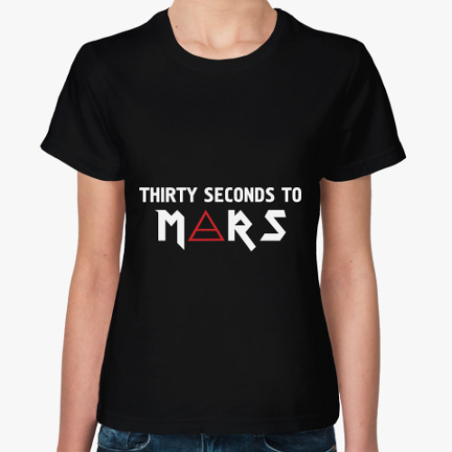 Женская футболка Thirty seconds to mars