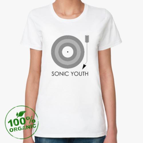 Женская футболка из органик-хлопка Sonic Youth