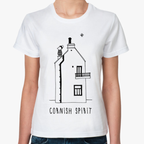 Классическая футболка Корнуольский домик