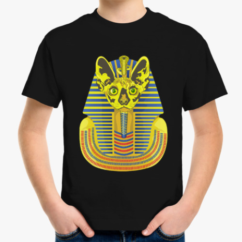 Детская футболка Кот фараон.