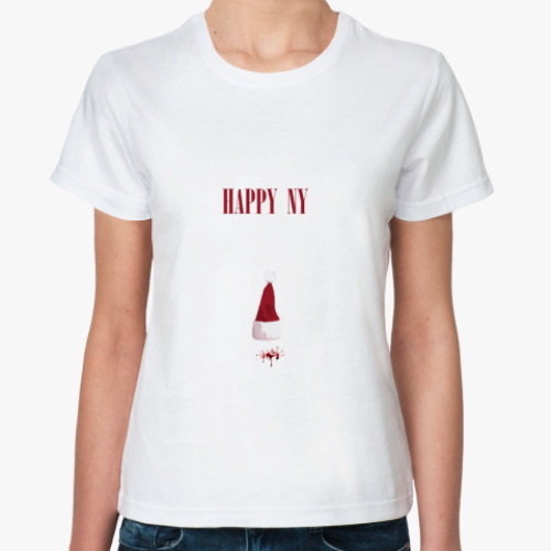 Классическая футболка  HAPPY NY