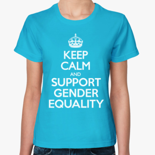 Женская футболка Gender equality