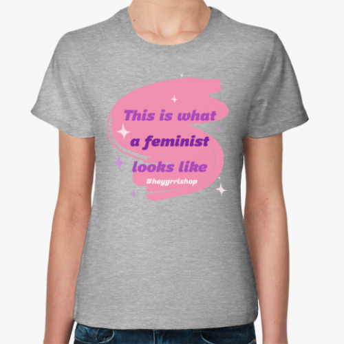 Женская футболка  F*** slogan