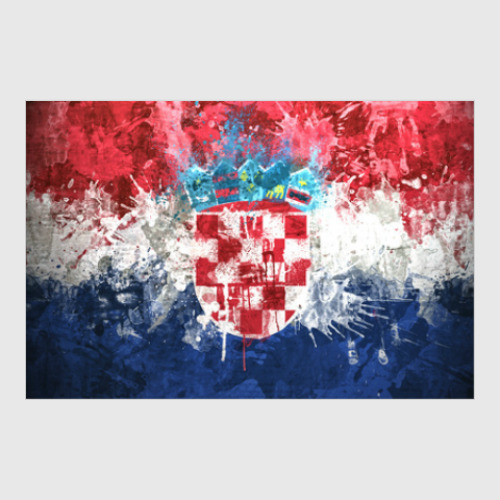 Постер Хорватия масляными красками