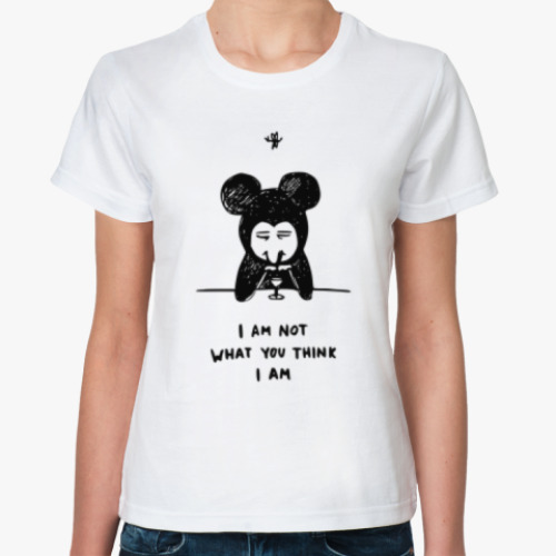 Классическая футболка Not a Mickey M