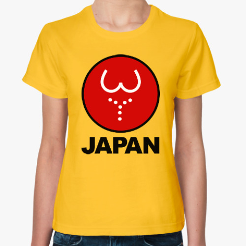 Женская футболка Японская леди