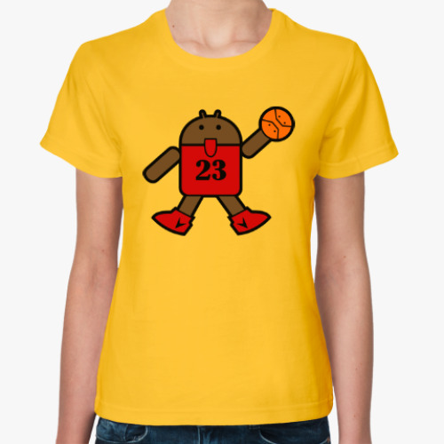 Женская футболка Jordan Android