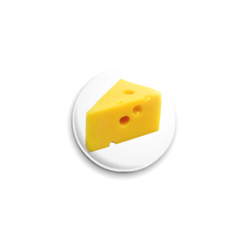 Значок 25мм Сыр