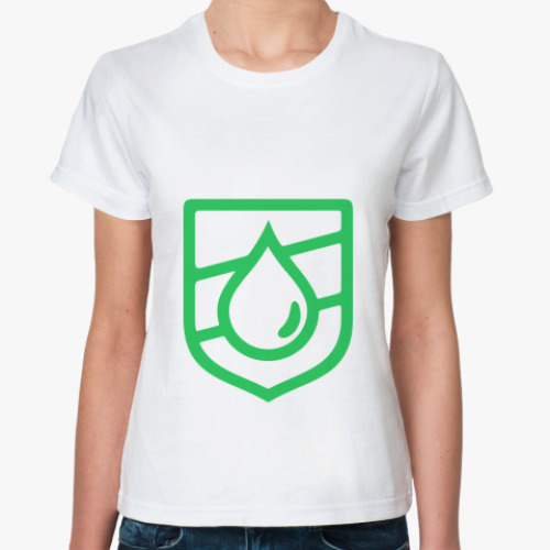 Классическая футболка Droplet Emblem