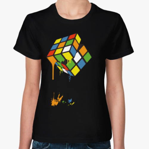 Женская футболка Кубик Рубика | Rubiks Cube