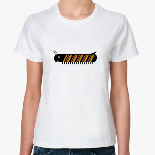 Классическая футболка  Гусеница