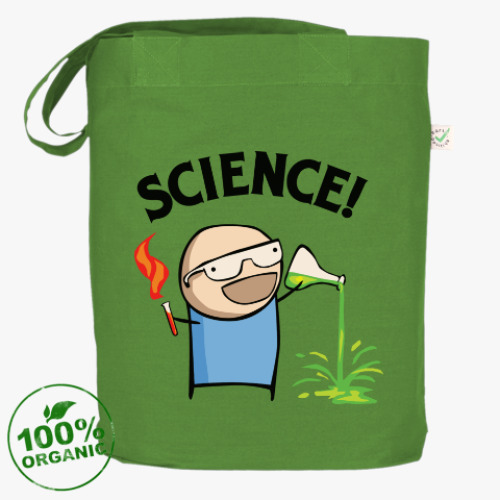 Сумка шоппер Science! Ботан