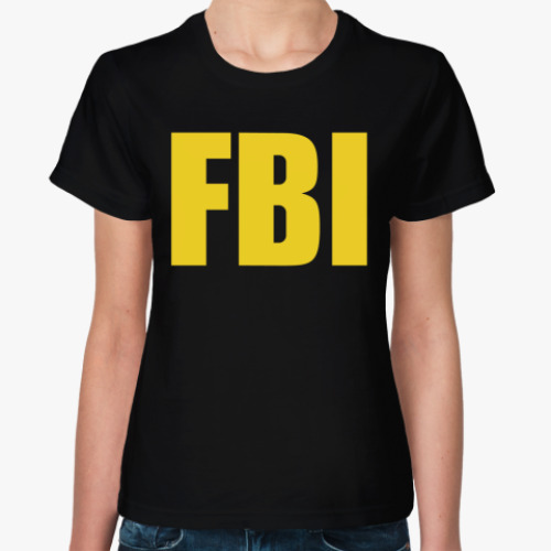Женская футболка FBI (ФБР)