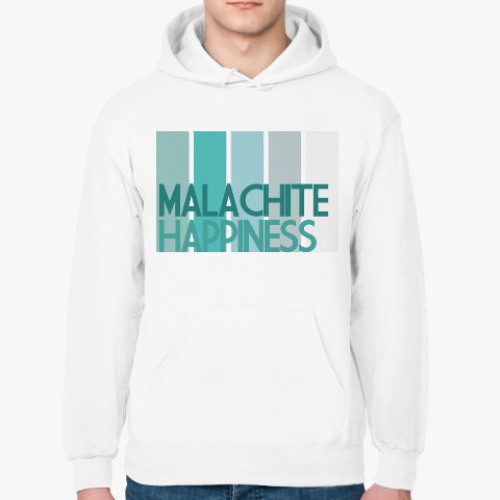 Толстовка худи malachite happiness