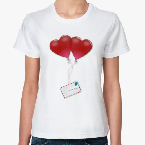 Классическая футболка Письмо любви