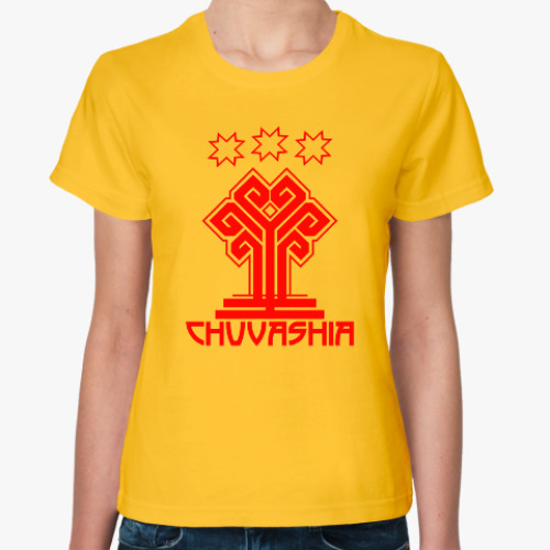 Женская футболка Chuvashia
