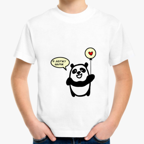 Детская футболка панда