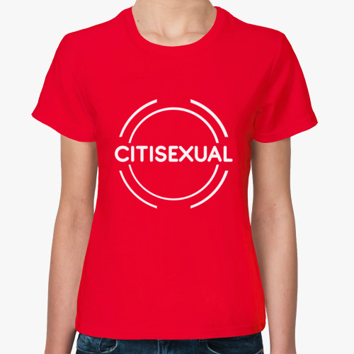 Женская футболка CITISEXUAL