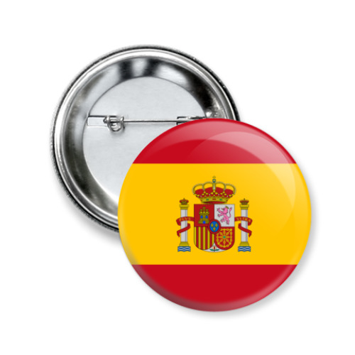 Значок 50мм Испания, Spain