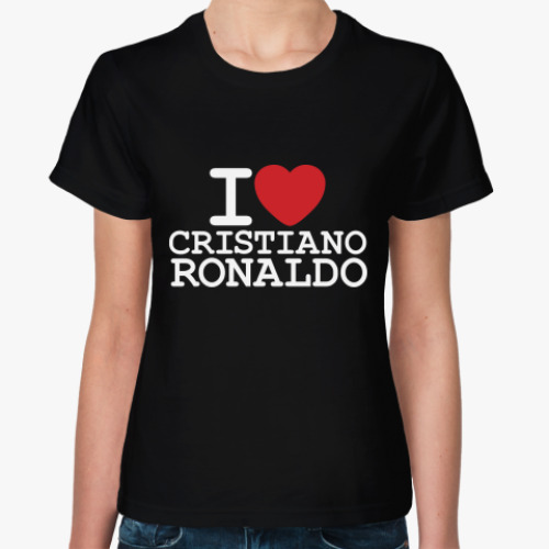 Женская футболка Криштиану Роналду