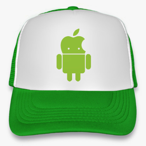 Кепка-тракер Андроид голова-яблоко