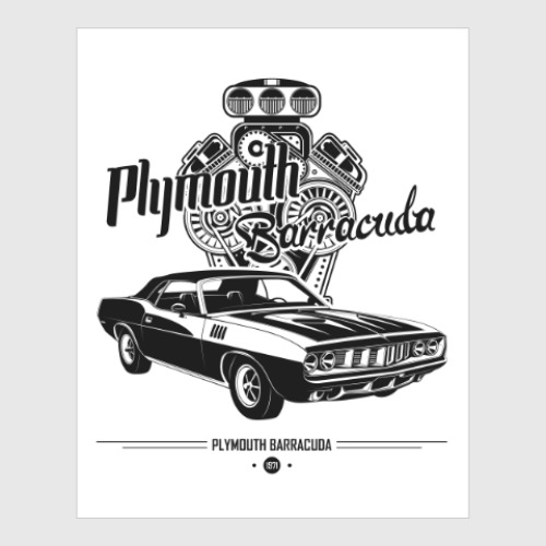 Постер Plymouth Barracuda