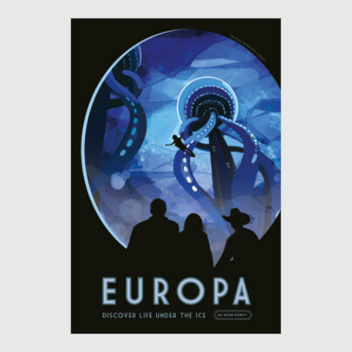 Постер Europa : discover life under the ice