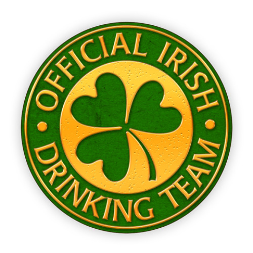 Костер (подставка под кружку) Official Irish drinking team
