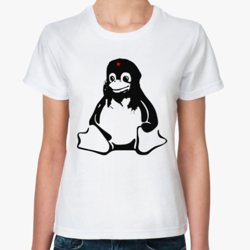 Классическая футболка Linux Che Guevara