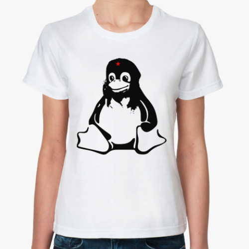 Классическая футболка Linux Che Guevara