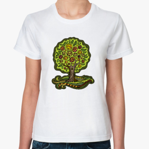 Классическая футболка Деко-дерево