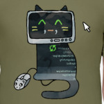 Кот программист делает сайт