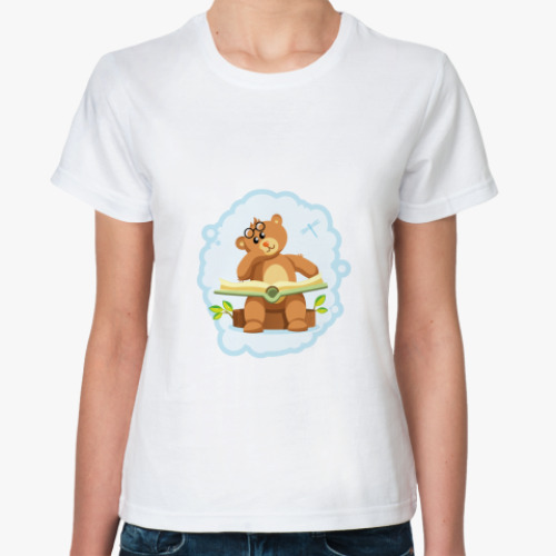 Классическая футболка   медвежонок