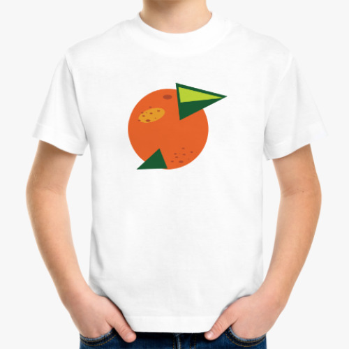 Детская футболка апельсин