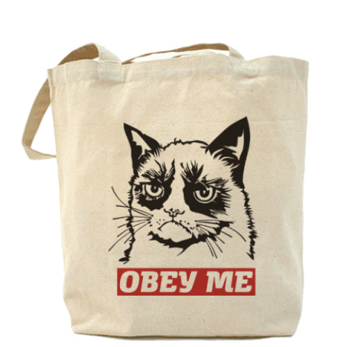 Сумка шоппер Obey the kitty.