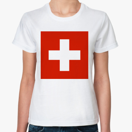 Классическая футболка  Швейцария