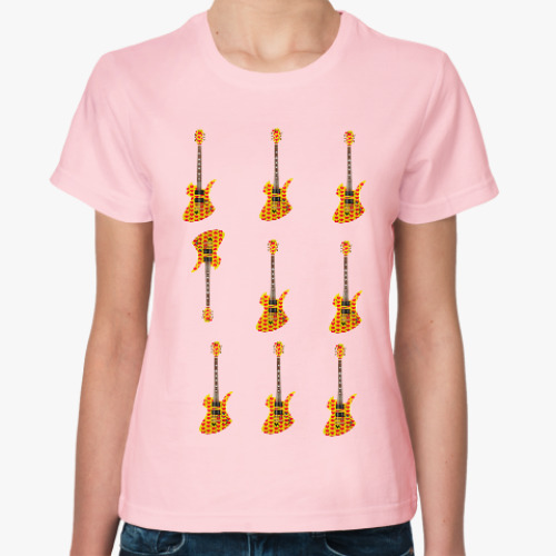 Женская футболка Hide гитары
