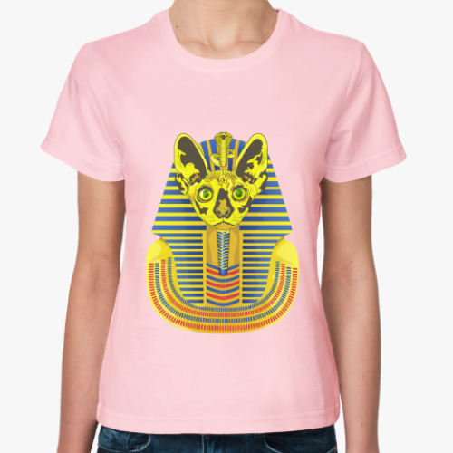 Женская футболка Кот фараон