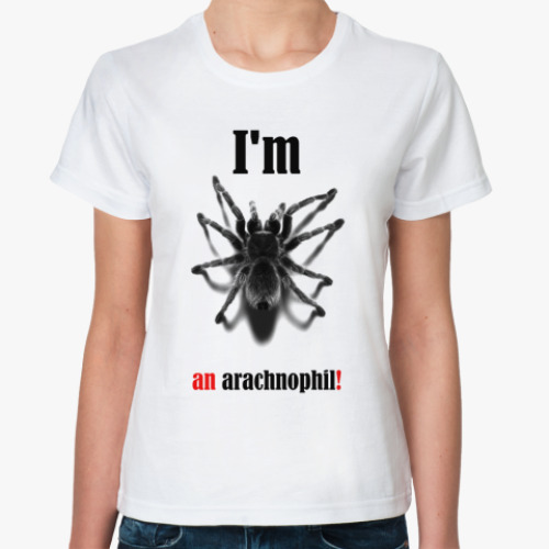 Классическая футболка Arachnophil